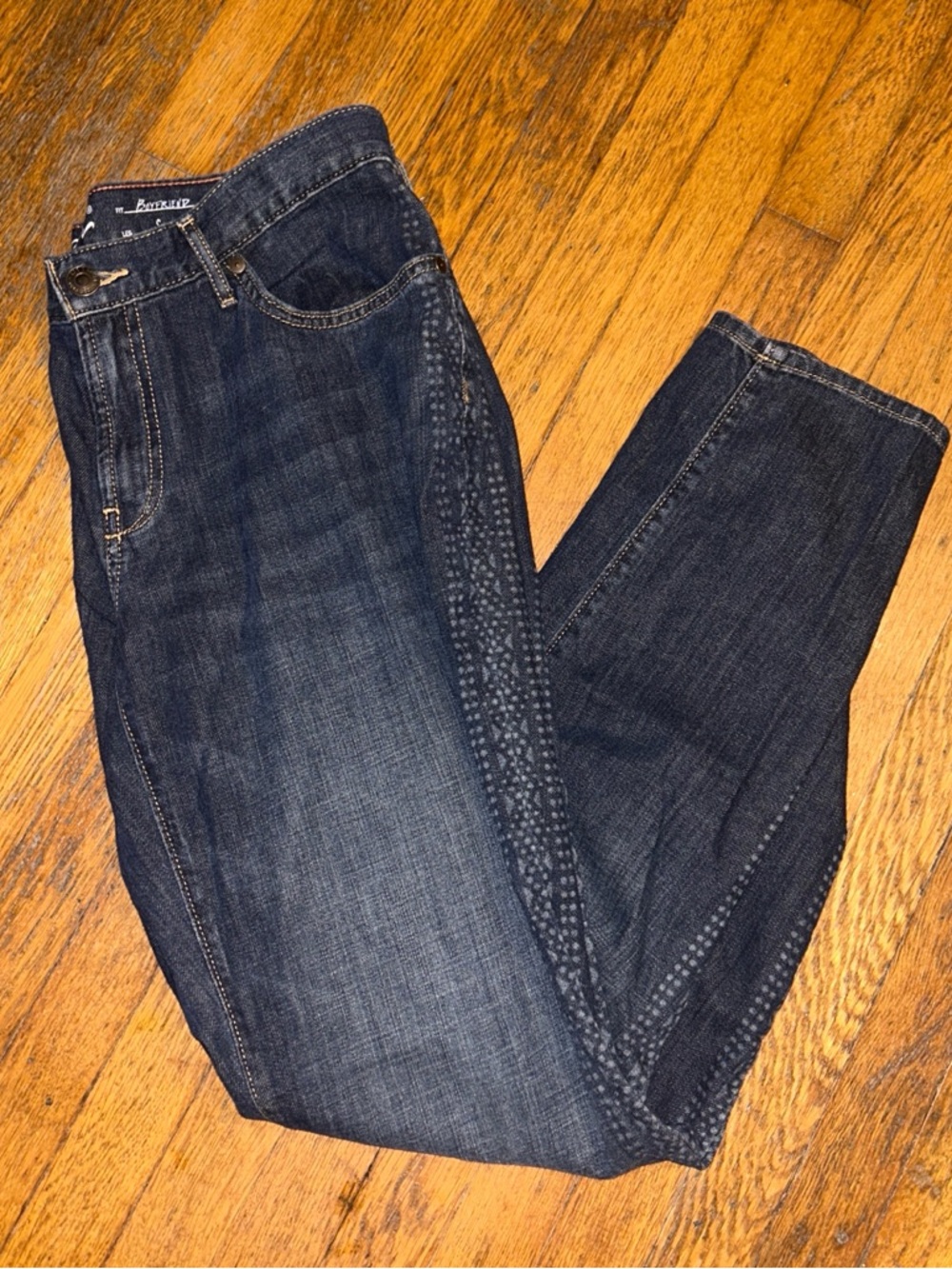 Eddie Bauer Dark Indigo Straight-Leg Jeans - Picture 4 of 7